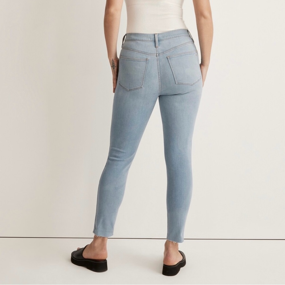 NWT Madewell  Jeans Women's Size 29 High-Rise‎ Skinny Crop in Charlemont Wash - Picture 5 of 16